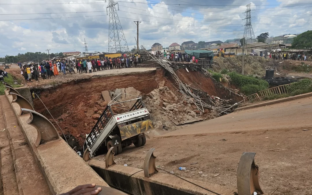 Bridge Collapses on Enugu-Port Harcourt Expressway