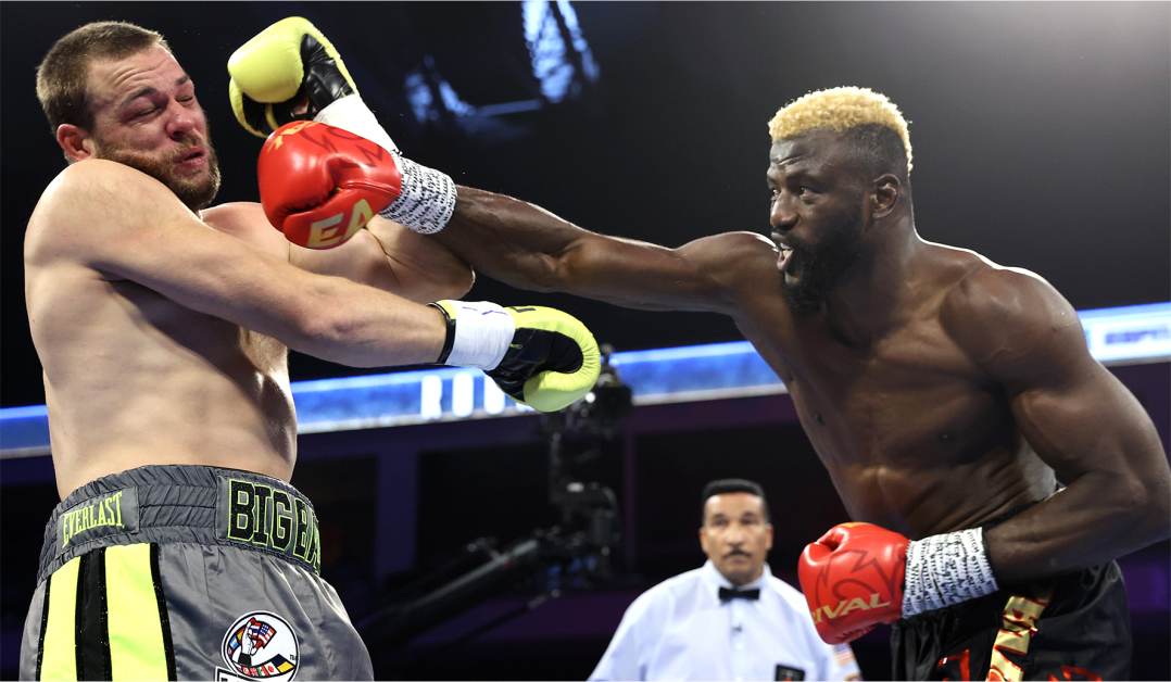 Nigerian Efe Ajagba Claims Victory Against His Australian Rival.